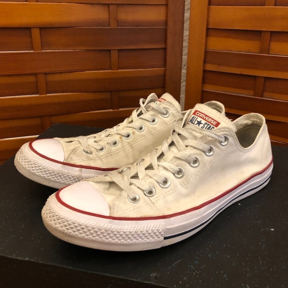 white converse low-tops